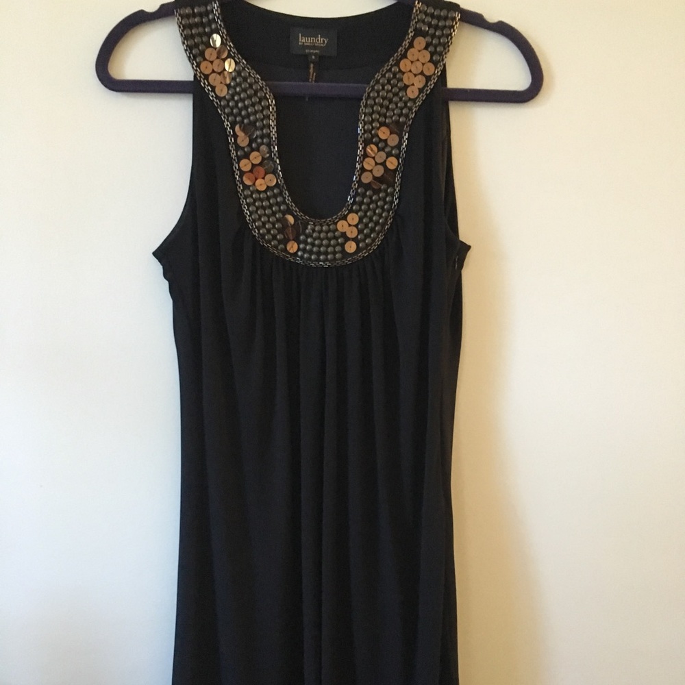 Laundry Sleeveless Black Dress